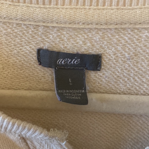 Aerie Cropped Sweatshirt - Picture 2 of 10